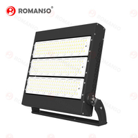 ROMANSO Luces LED para estadios de f&uacute;tbol de 400 vatios y 60000 l&uacute;menes