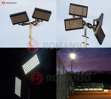 Luces deportivas LED Romanso para cancha de tenis 3.jpg