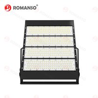 ETL DLC 150LM/W 100W-1200W LED reflector cuadrado luz LED estadio