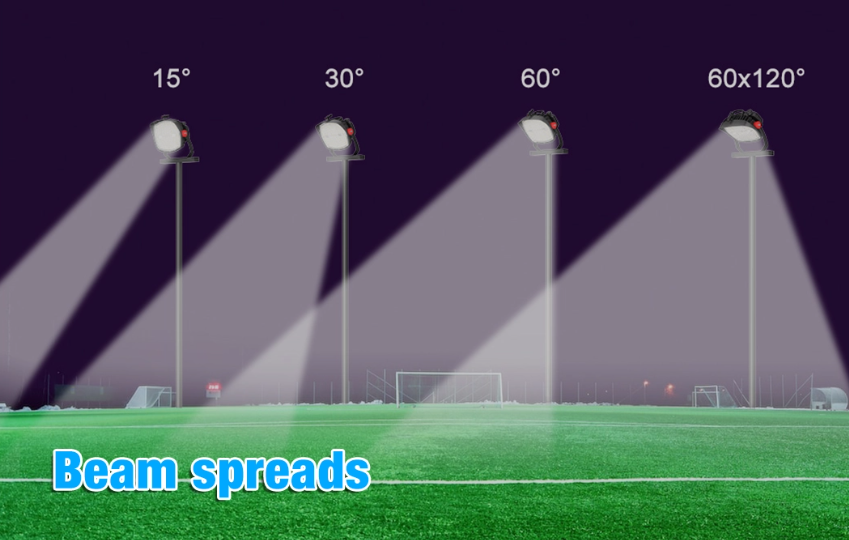 Luzes de est&aacute;dios esportivos atraentes
